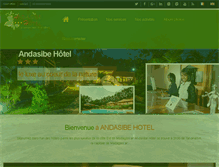 Tablet Screenshot of andasibehotel-resto.com